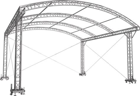 metal house trusses|25 foot arched steel truss.